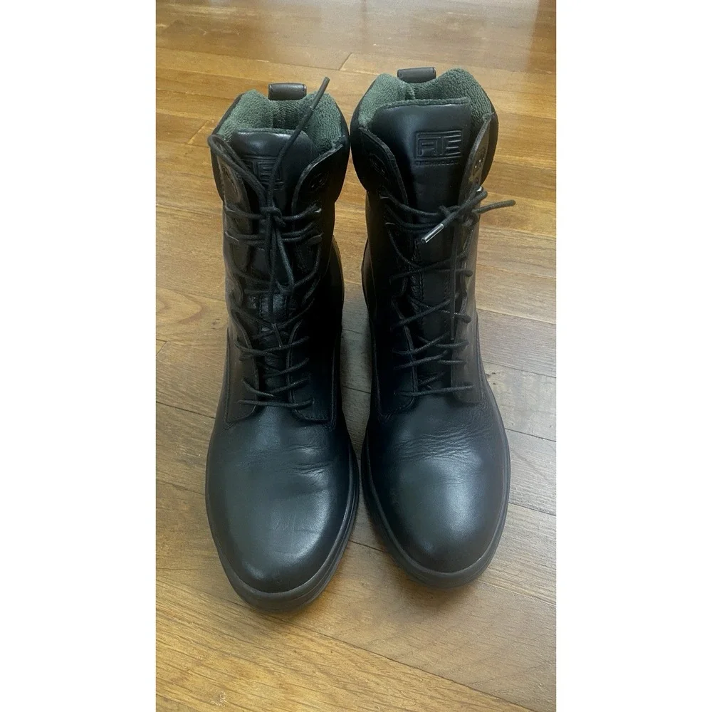 Ariat Mens Black Lace-up Paddock Boot Size 10D ATS Technology Padded Cuff